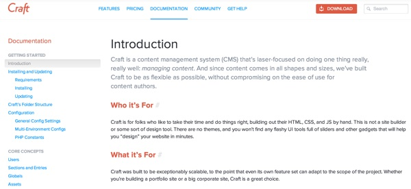Craft CMS文档