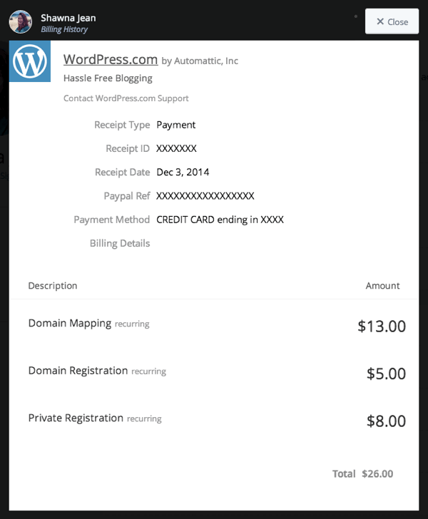 WordPress信用卡定期计费