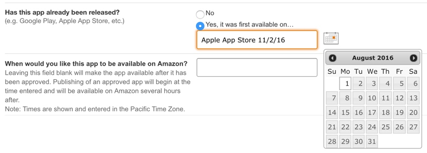 Amazon Appstore-它在哪里首次发布以及您的应用的启动日期