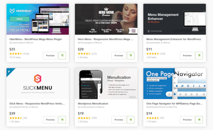 WordPress导航插件