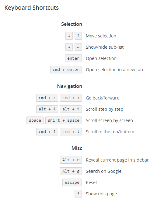 devdocs for alfred