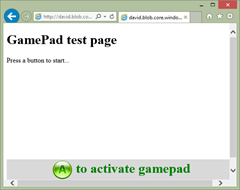 GamePad测试页