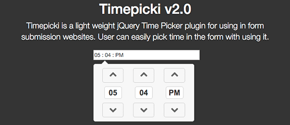 TimePicki示例