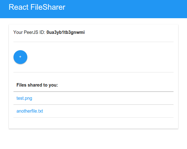 具有共享文件的filesharer组件