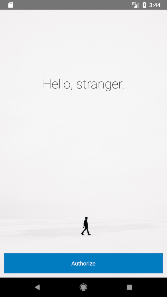 你好，陌生人