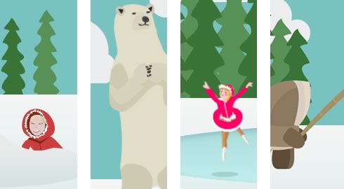 Xmas.sitepoint.com的4个屏幕截图