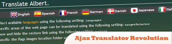 Ajax Translator Revolution Lite jQuery插件