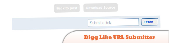 Digg Like URL提交者