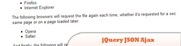 jQuery JSON阿贾克斯