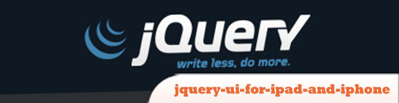 jQuery用户界面的ipad和iphone