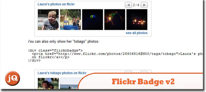 Flickr徽章v2