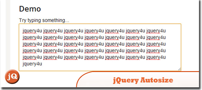 jQuery自动调整大小