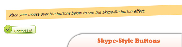 Skype样式的按钮