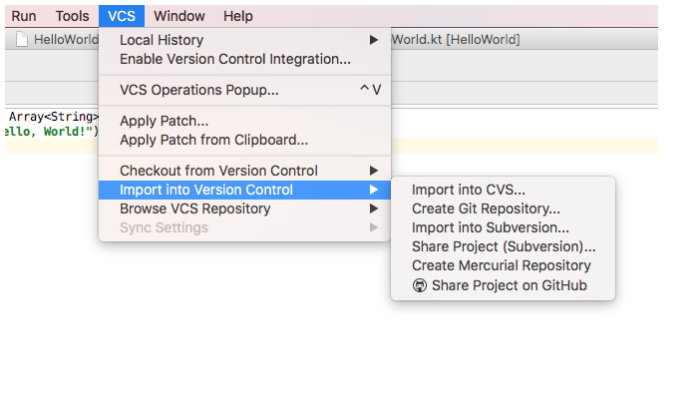 Kotlin创建git repo