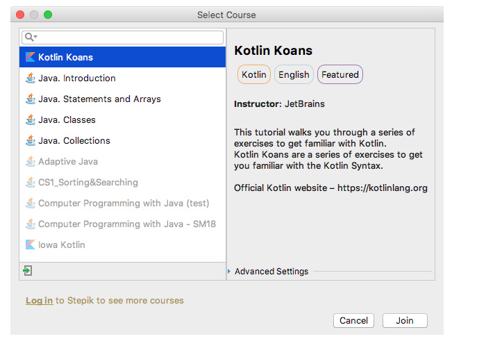 kotlin edutools kotlin koans