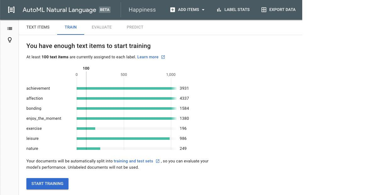 Google Cloud Automl自然语言11