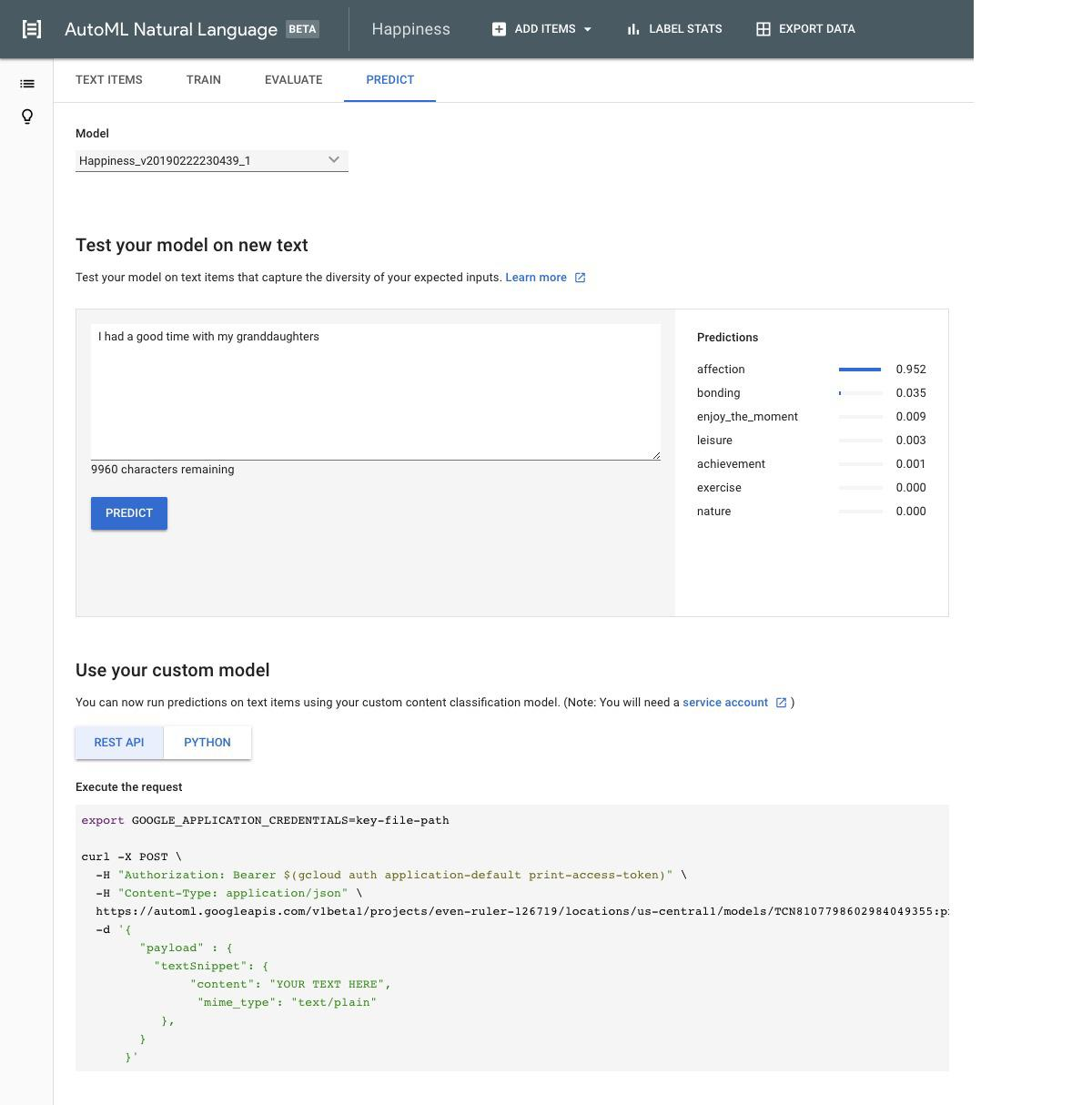 Google Cloud Automl自然语言15