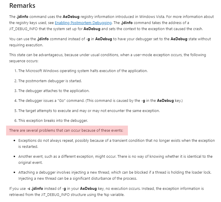 jdinfo 介绍 —— 截自 msdn