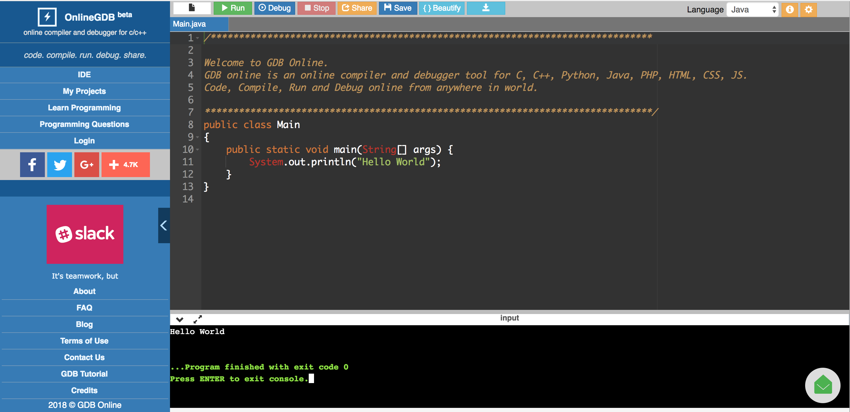 online html code compiler