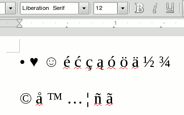 ASCII characters in Compose