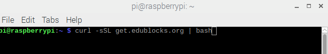 Installing EduBlocks through the command line