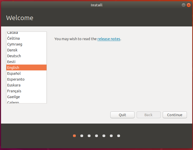 Select language in Ubuntu
