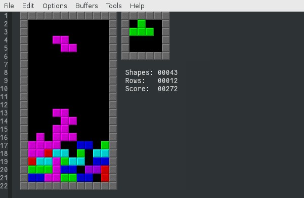 Tetris in Emacs