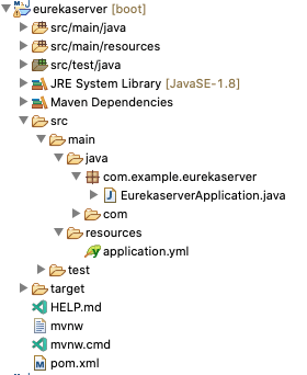 Eureka Server项目结构