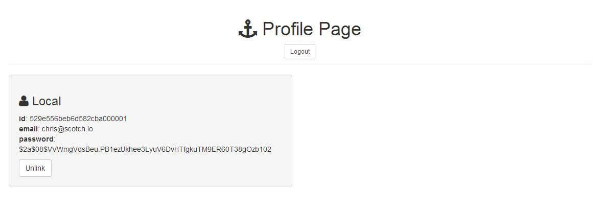 node-auth-local-profile-page