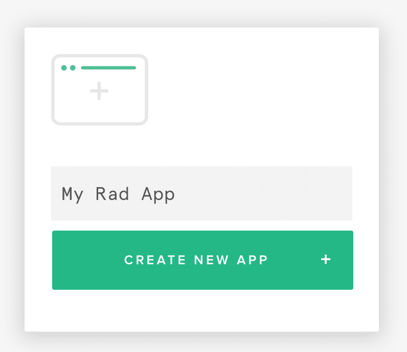 Create New App