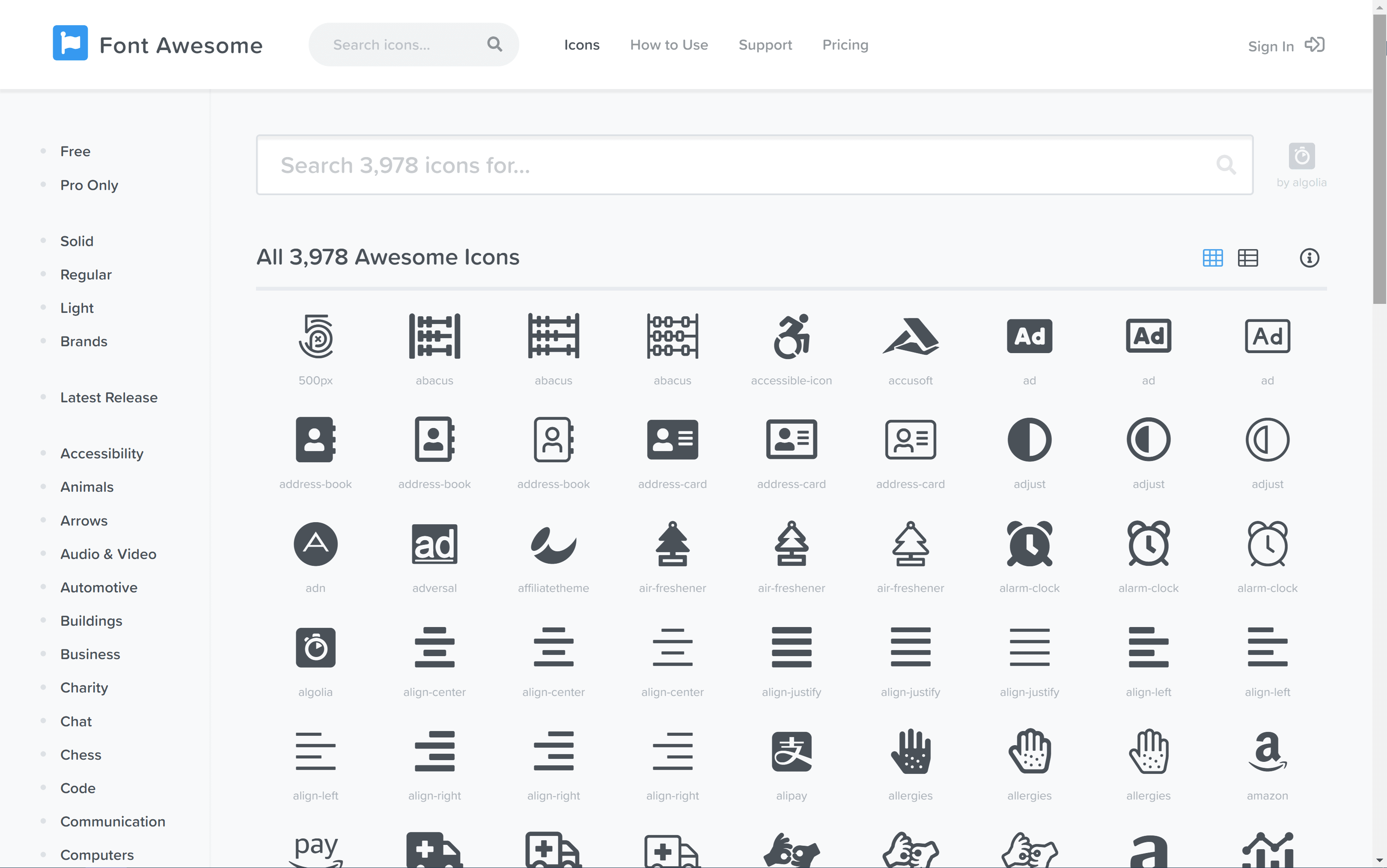 Font Awesome 3,978 icons!