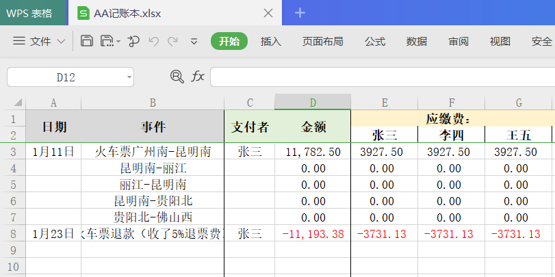 记账表 Vicc的专栏 Csdn博客