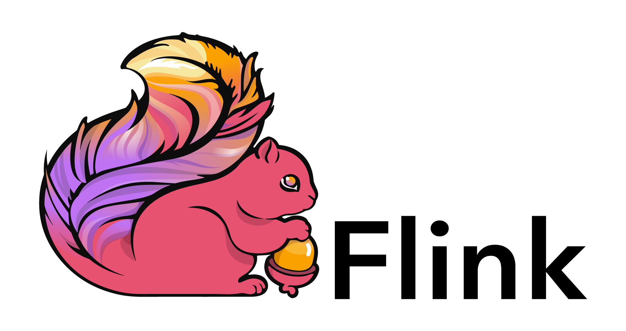 Flink的logo是一只可爱的红色松鼠