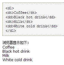 HTML 列表中的dl,dt,dd,ul,li,ol区别及应用