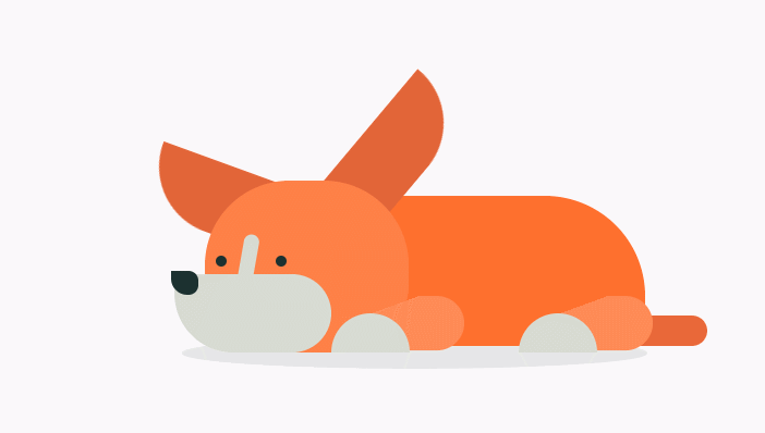 CSS3萌宠系列，纯CSS3诞生的可爱狗狗