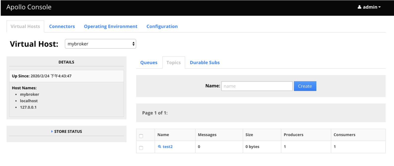 Топик mqtt. MVP Apollo.