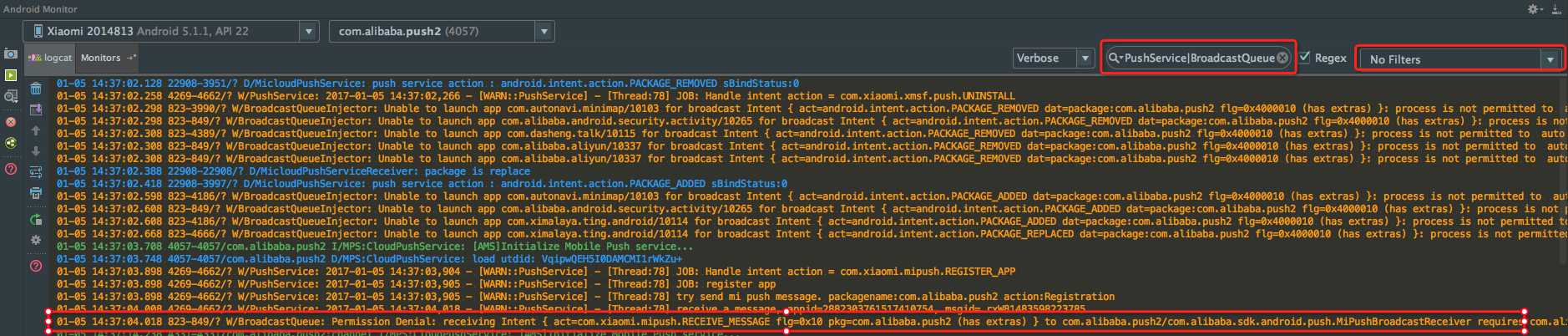 android 阿里推送正常推送以及辅助通道走过的坑-csdn博客