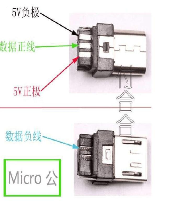 micro usb接口定义图_micro usb接线图