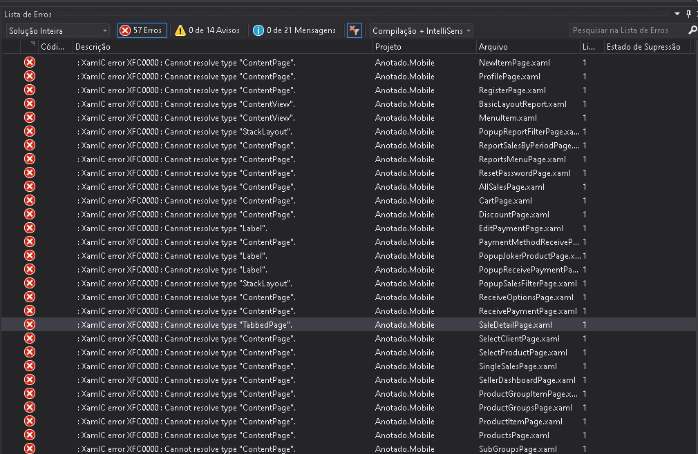 Xamarin Forms 构建 WPF 版项目失败提示 XamlC error XFC0000 错误_wpf cannot resove