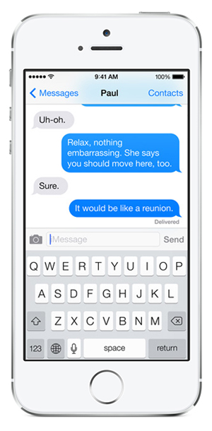 Ios7sms