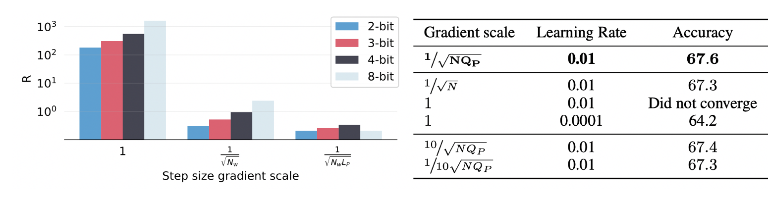 Step Size Gradient Scale Impact
