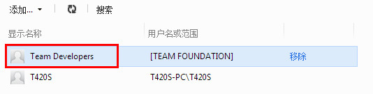TFS2012 权限设置