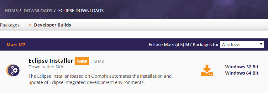 eclipse installer