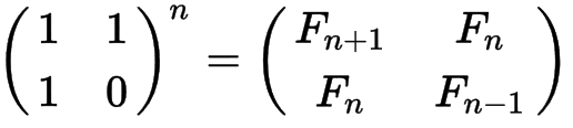 斐波那契矩阵表示