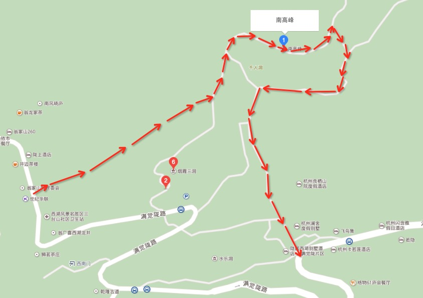 "南高峰,北高峰,一片湖光烟霭中,春来愁杀侬.