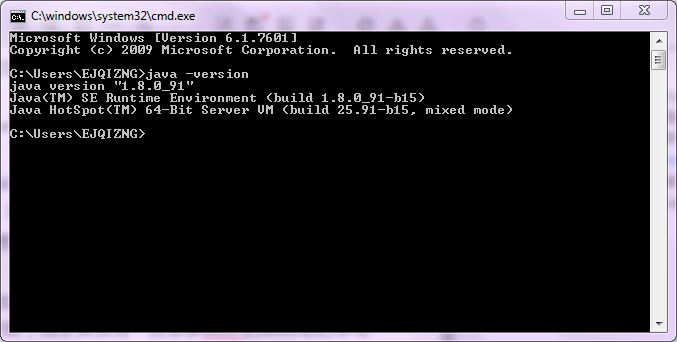 JAVA version