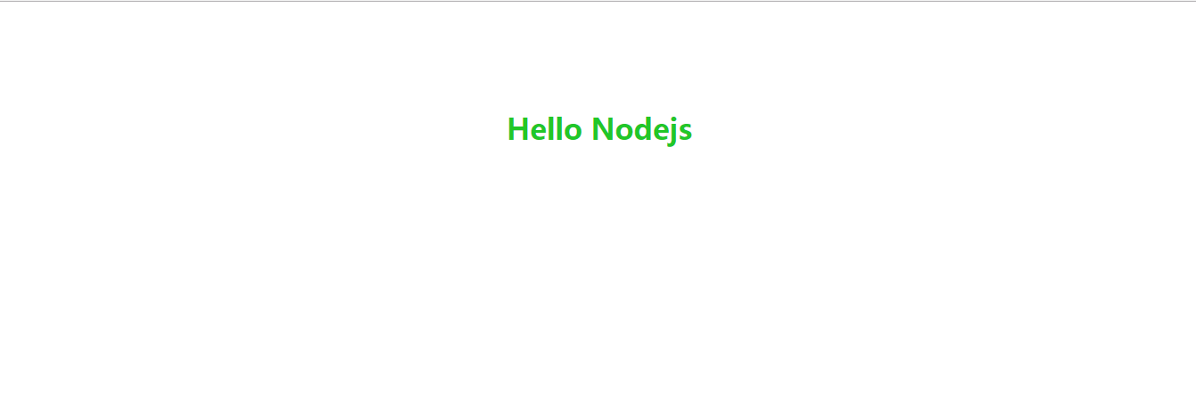 nodejs搭建本地服务器并访问文件