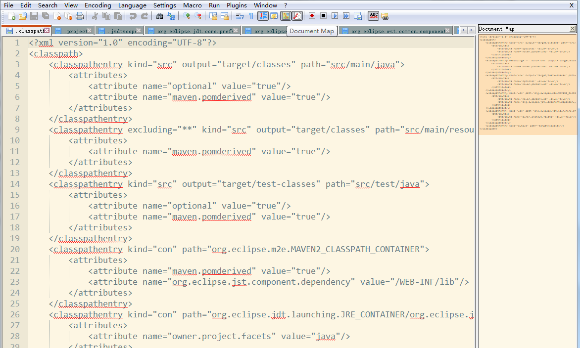 notepad++树形目录形式查看Java项目_notepad文档加目录树CSDN博客