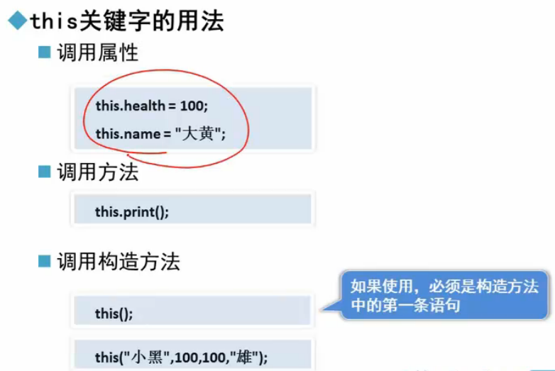 this 用法调用